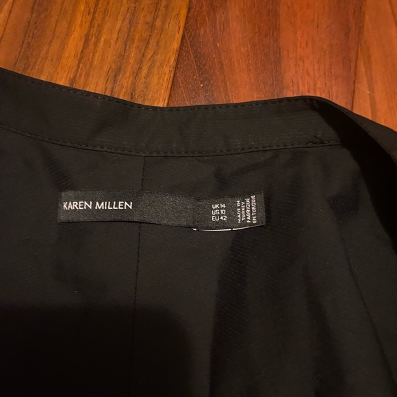 Karen Millen Button Down Corporate Top Blouse - Picture 5 of 5